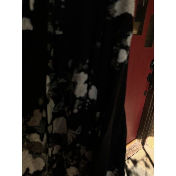 Love Johnny Was Amaya Tunic Floral Print V-Neck LINED Size Medium $243 - Picture 5 of 13